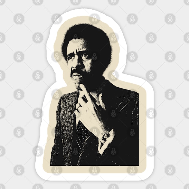 Richard Pryor HMMM Sticker by zonkoxxx